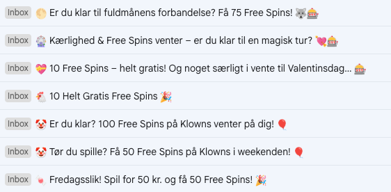 Free spins til loyale spillere hos Betano